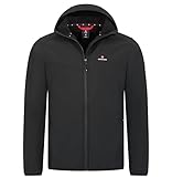 Höhenhorn Alpberg Herren leichte Softshell Jacke Outdoor Schwarz Gr. L