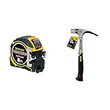 Stanley FatMax Pro Bandmaß Autolock, XTHT0-33501 & FatMax Antivibe Latthammer (600 g...