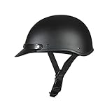 Retro Motorrad Halbhelme Halbschale Herren Damen· Brain-Cap Jet-Helm...