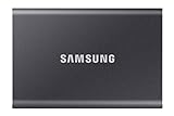 Samsung Portable SSD T7, 1 TB, USB 3.2 Gen.2, 1.050 MB/s Lesen, 1.000 MB/s...