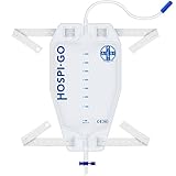 AIESI® Urinbeutel beinbeutel wiederverwendbare inhalt 750 ml 30 cm schlauch mit...