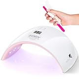 Nageltrockner LED UV SUNUV, Lampe für Gelnägel, UV LED Nagellampe 30s/60s...