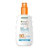 Garnier Sonnencreme LSF 50+ für Kinder, Wasserfest und resistent gegen Sand, Ambre...