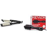 BaByliss Easy Waves Welleneisen, Gold-schwarz, C260E & Revlon Salon One-Step Haartrockner...