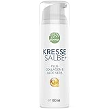 BIOVANA Kressesalbe Plus – Gesichtscreme/Altersflecken Creme (1 Tiegel je 100 ml) –...