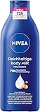 NIVEA Reichhaltige Body Milk, intensiv pflegende Körpercreme mit purem Hyaluron,...