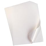 50 Blatt DIN A4 Perglanz-Papier Elfenbein Weiss-Metallic, Bastelpapier mit...