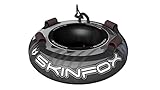 SKINFOX Snowtube Ø 100cm - BlackMix Aufblasbare Schlitten mit Griff Profi Snow...