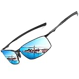 LEDING&BEST Polarisierte Pilotenbrille Sonnenbrille Herren Damen Freien Leichtgewicht...