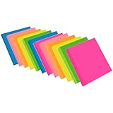 ZCZN Haftnotizen Klebezettel 12 Blöcke x 100 Blatt, Sticky Notes 76 x 76 mm in...