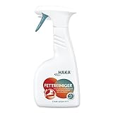 HAKA Fettreiniger Spray, löst Fett und Eingebranntes, Fettlöser für Küche, Grill,...