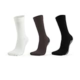 Fußballsocken, Unisex Sportsocken mit Griff mit Anti-Rutsch-Gummipads, Atmungsaktive...