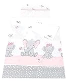 BabyLux Bettwäsche Bezug 2 Tlg. 100 x 135 cm Kinderbettwäsche Bettwäsche...