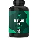 Bio Spirulina Presslinge - 600 Tabletten (500mg) - 6.000mg Hochdosiert - Reine Spirulina...