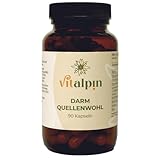 Vitalpin Naturprodukte - Darm Kapseln mit Flohsamenschalen, Flohsamen-Ganz, Leinsamenmehl,...