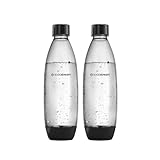 SodaStream 1L BPA-freie FUSE Kunststoffflasche schwarz | Spülmaschinengeeignet |...