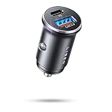 LISEN 54W Zigarettenanzünder USB C 12V USB Adapter Auto PD&QC3.0 USB kfz ladegerät Auto...