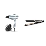 BaByliss Hydro-Fusion Haartrockner mit Advanced Plasma Ionen-Technologie, D773DE, Eisblau...