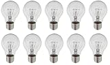 10 x Glühbirne 60W E27 Glühlampe Glühbirnen Warmweiß E 27 klar...