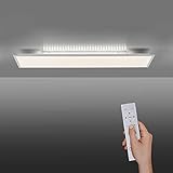 SellTec LED Panel dimmbar 120x30cm, Decken-Lampe mit indirekter Deckenbeleuchtung |...