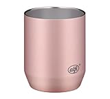 alfi CITY DRINKING CUP 280ml, vintage rose, robuster Edelstahl-Trinkbecher, hält...