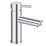 Figarge Wasserhahn Bad Waschbecken Armaturen Mischbatterie Waschbecken Edelstahl mit DE...