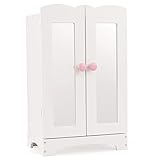 KidKraft Lil' Doll Puppenschrank für Puppenkleidung, Puppenkleiderschrank für Baby...