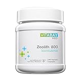 Vitabay Zeolith Kapseln hochdosiert 800-480 Zeolith Detox Kapseln VEGAN &...