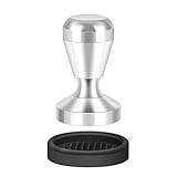 PHILORN Tamper, 51mm Kaffee Tamper aus Edelstahl, Espresso-Stampfer mit Silikonkissen,...