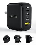 LULULOOK 100W USB C Ladegerät, USB C Netzteil 4 Ports GaN PD Schnellladegerät Universal...