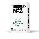 Steinbeis No. 2 Druckerpapier – DIN A4 Recycling-Papier 80 g/m², Weiß & Chlorfrei,...