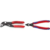 KNIPEX Cobra® Mini-Wasserpumpenzange, 125 mm & Electronic Super Knips...