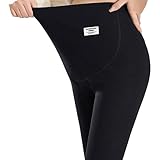 RenDiuJups Winter-Umstandsleggings, High Waist Umstandshose, Weich Elastisch...