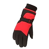 Skihandschuhe Kinder Fingerhandschuhe Herbst Winter Warm Handschuhe Wasserdichte...