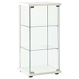 vidaXL Vitrinenschrank mit 3 Schichten Glasvitrine Sammlervitrine Vitrine...