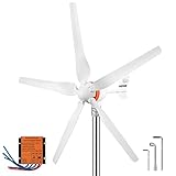 VEVOR Windturbinengenerator 500 W Windgenerator, 12 V Elektrisch MPPT Controller, 13 m/s...