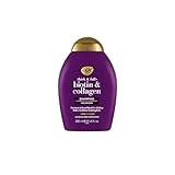 OGX Biotin & Collagen Shampoo (385 ml), kräftigendes Haarshampoo für feines &...