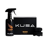 KuSa Reifen Pflege Set: Reifenglanzspray 500ml + Applikatorpad - pflegt und schützt Gummi...