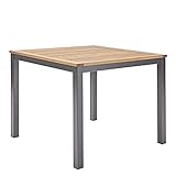 NATERIAL - Gartentisch quadratisch ORIS - 4 Personen - Holztisch 90x90 cm -...