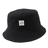 Fischerhüte,Bucket Hat Baumwolle Unisex Faltbar Anglerhut 56-58cm Sonnenhut zum Jagen...