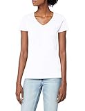 Lady-Fit Valueweight V-Neck T-Shirt von Fruit of the Loom Weiß XL