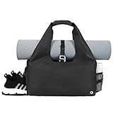 Sporttasche Damen Yogatasche Groß Tragetasche mit Schuhfach & Nassfach Reisetasche Herren...