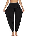 Onbay Damen Yogahose Lange Haremhose Laufhose Pilates Weiche Jogginghose Casual...