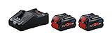 Bosch Professional 18V System Starter-Set (2x ProCORE 18V 8.0Ah Akku und das...