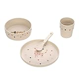 LÄSSIG Kindergeschirr Set (Teller, Becher, Schälchen, Löffel) ohne ,...