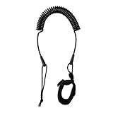 Heytur Coiled SUP Leash 10' Surfboard Leash Sup Leg Rope Strap Stand Up Paddleboard Leash...