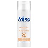 Mixa Anti-Pigmentflecken Creme, Für ungleichmäßige, fahle und sensible Haut mit Vitamin...