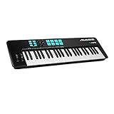 Alesis V49 MKII – USB MIDI Keyboard Controller mit 49 anschlagsdynamischen Tasten, 8...