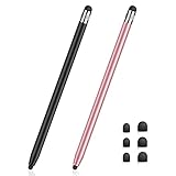 Tablet Stift MEKO 2 Pack Touchscreen Stift 2 in 1 Gummi Stylus Touch Pen für alle...