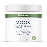 BIOVANA Moossalbe Plus, Soforteffekt Mooscreme gegen Falten, Moos Salbe fürs...